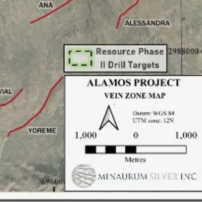 Minaurum Drills High-Grade Silver at Alamos Project: 882 g/t AgEq Over 3.20 m