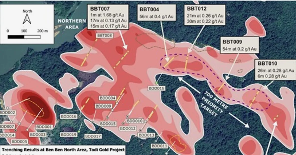 Zodiac Gold Hits Broad Mineralized Zone at Ben Ben North, Starts Drilling