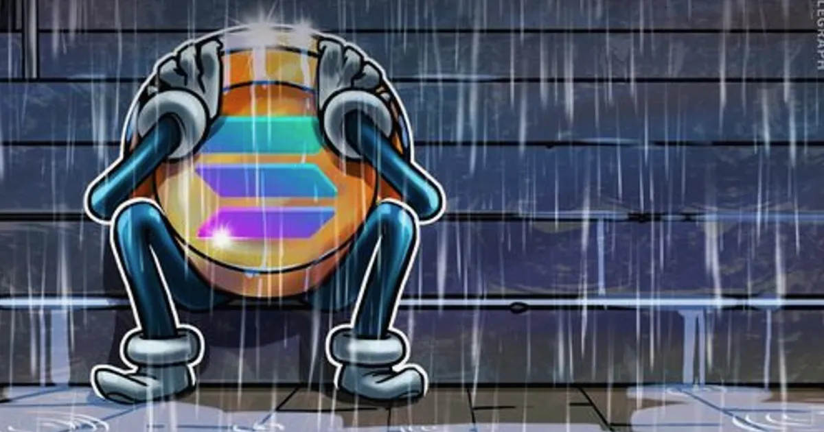 Open interest de Solana cai 30% com queda das altcoins, SOL se aproxima de $68