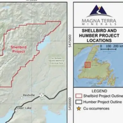 Magna Terra Begins Exploration at Humber and Shellbird Projects in Newfoundland