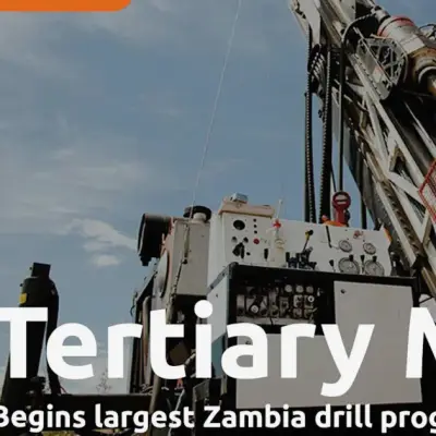 Tertiary Minerals starts drilling at Target A1 silver discovery in Zambia