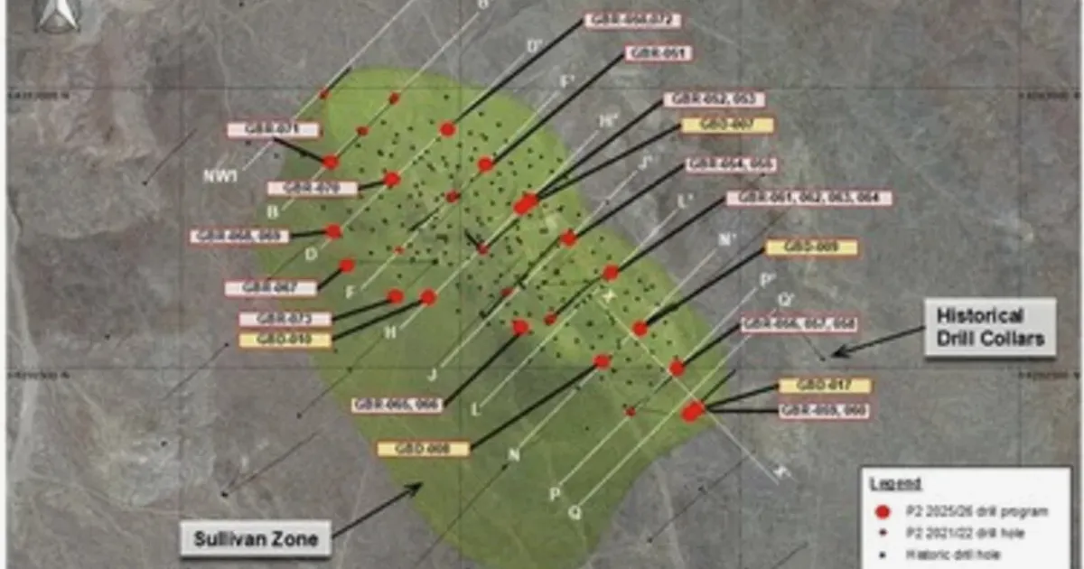 P2 Gold Drilling Confirms Sullivan Zone Open for Expansion Down Dip at Gabbs