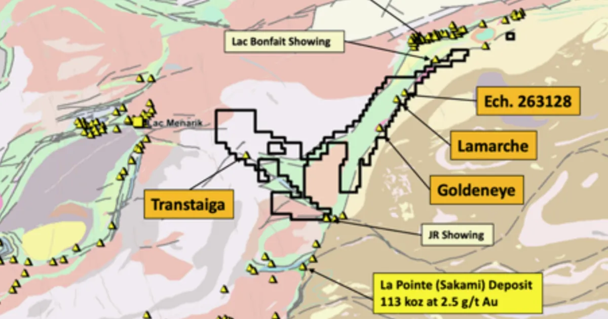 Visible Gold Acquires 250 km² Sakami Gold Project in Quebec