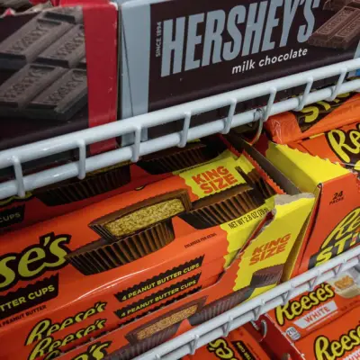 Ação da Hershey mostra sinais de recuperação após dois meses de queda