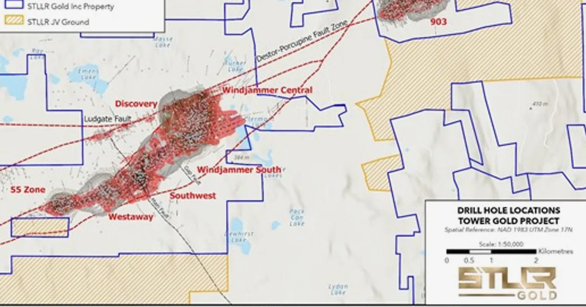 STLLR Gold Hits High-Grade Gold at Jonpol Deposit, Tower Project