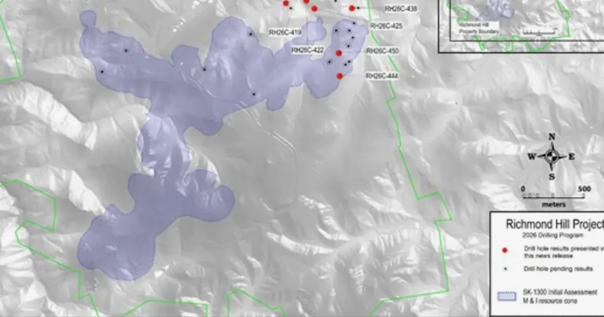 Dakota Gold Hits 5.24 g/t Gold, 4.43 g/t Silver Over 13.5m at Richmond Hill