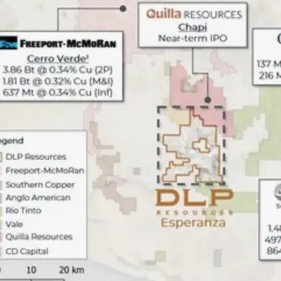 DLP Resources Reports 7.8 g/t Gold at Esperanza, Expands Target to 5km x 2.5km, Maiden Drill Program in Q3 2026