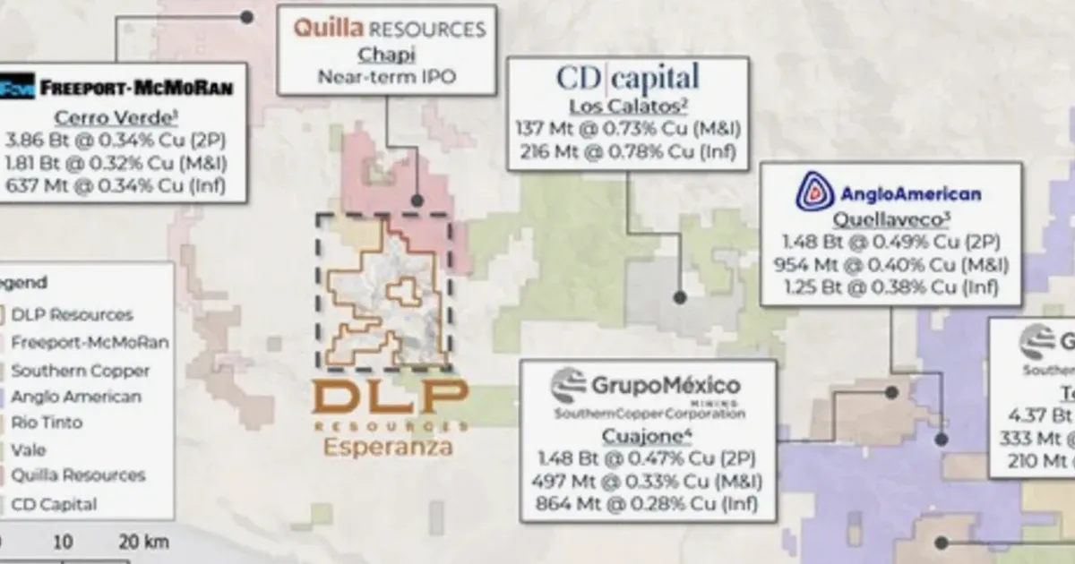 DLP Resources Reports 7.8 g/t Gold at Esperanza, Expands Target to 5km x 2.5km, Maiden Drill Program in Q3 2026