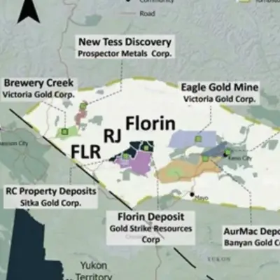 Gold Strike lên kế hoạch khoan 8.000m tại dự án vàng Florin, Yukon