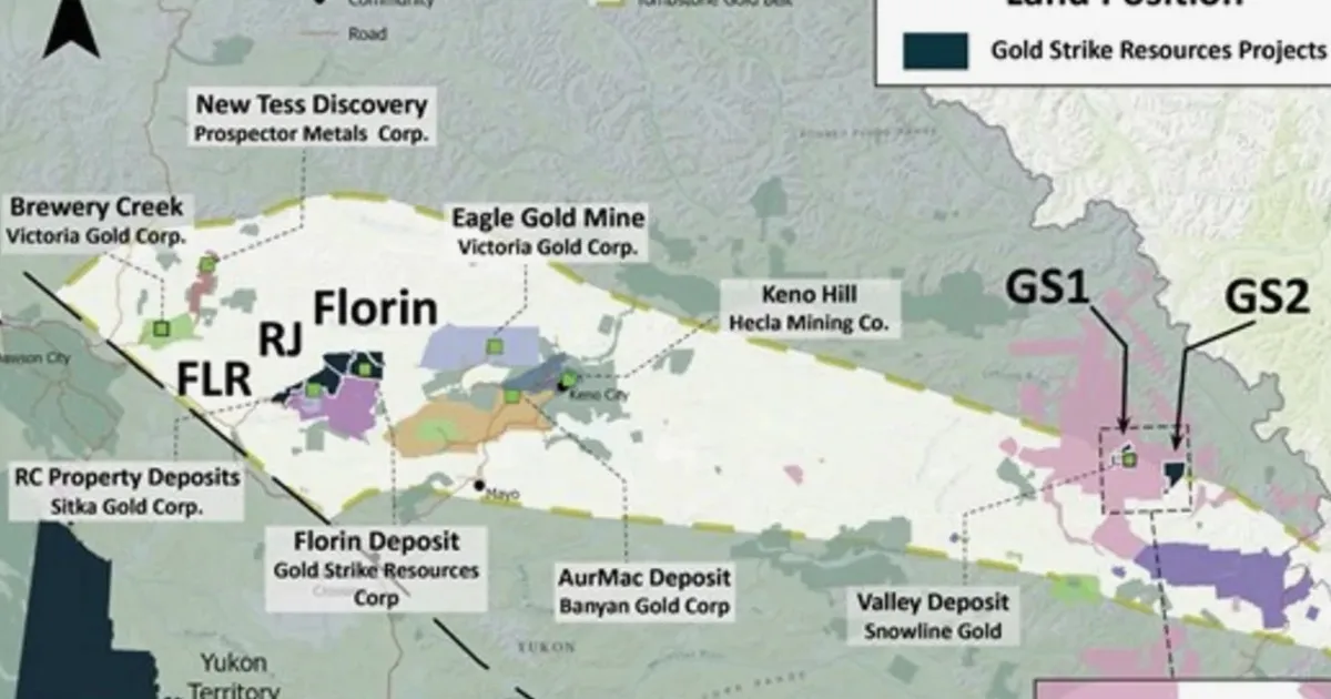 Gold Strike Plans 8,000m Drill Program at Florin Gold Project, Yukon