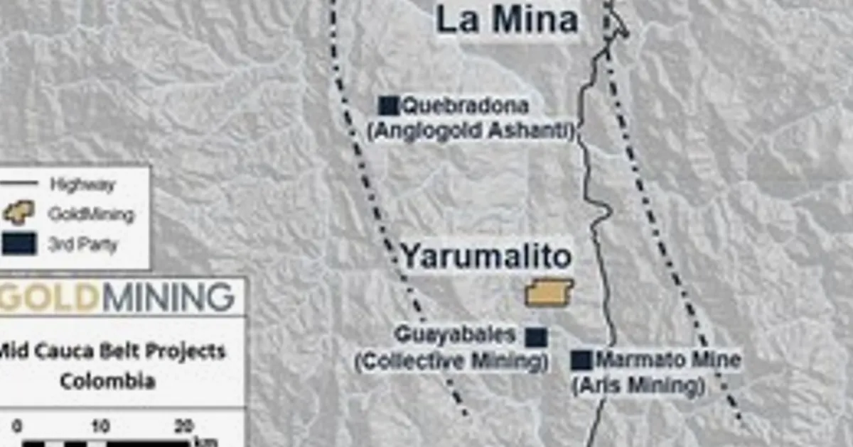 GoldMining Starts 2026 Drilling at Yarumalito Gold-Copper Project in Colombia