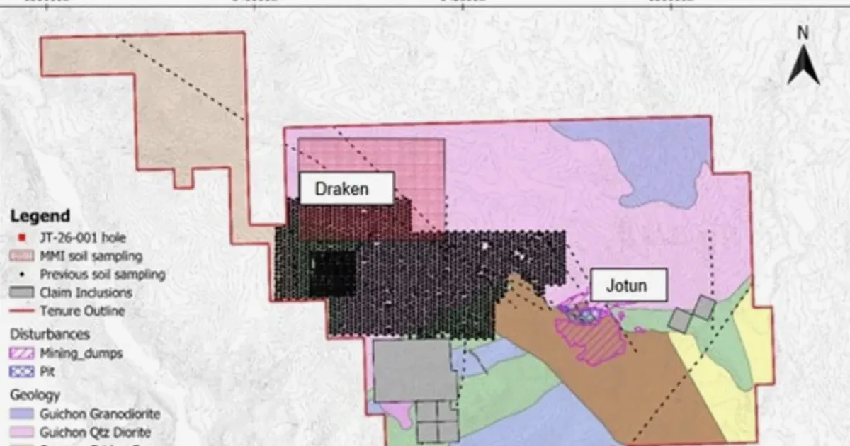 Nicola Mining Confirme une Nouvelle Cible de Cuivre Porphyrique au Projet New Craigmont
