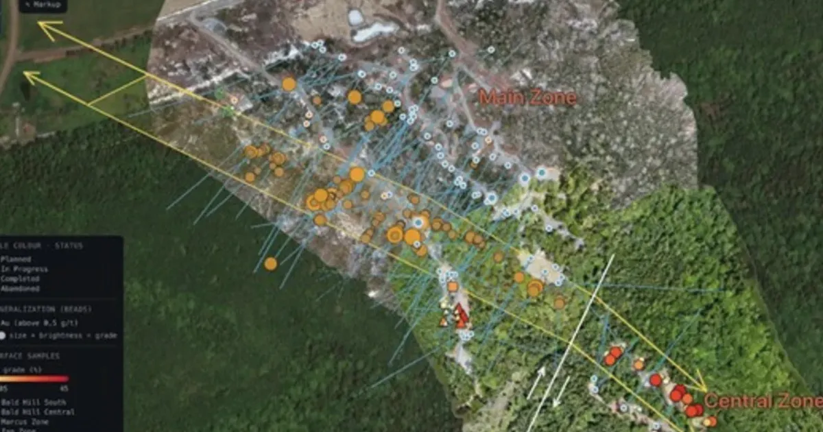 Antimony Resources annonce des teneurs en or jusqu'à 1,88 g/t sur 4,85 mètres à Bald Hill