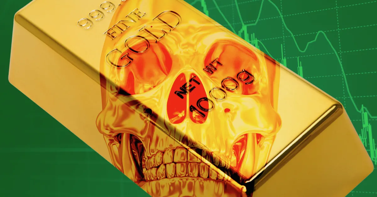 Gold nears 'death cross' that historically signals future gains