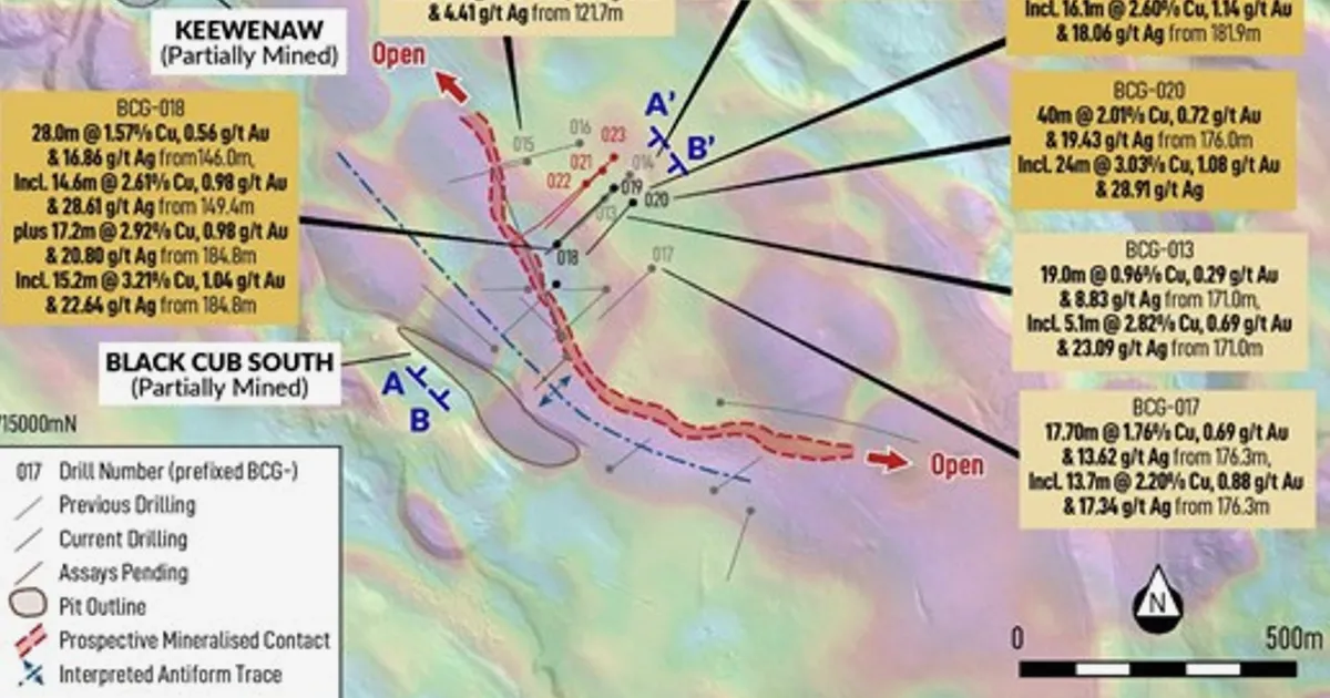Gladiator Metals Hits High-Grade Copper and Gold at Cub East Discovery
