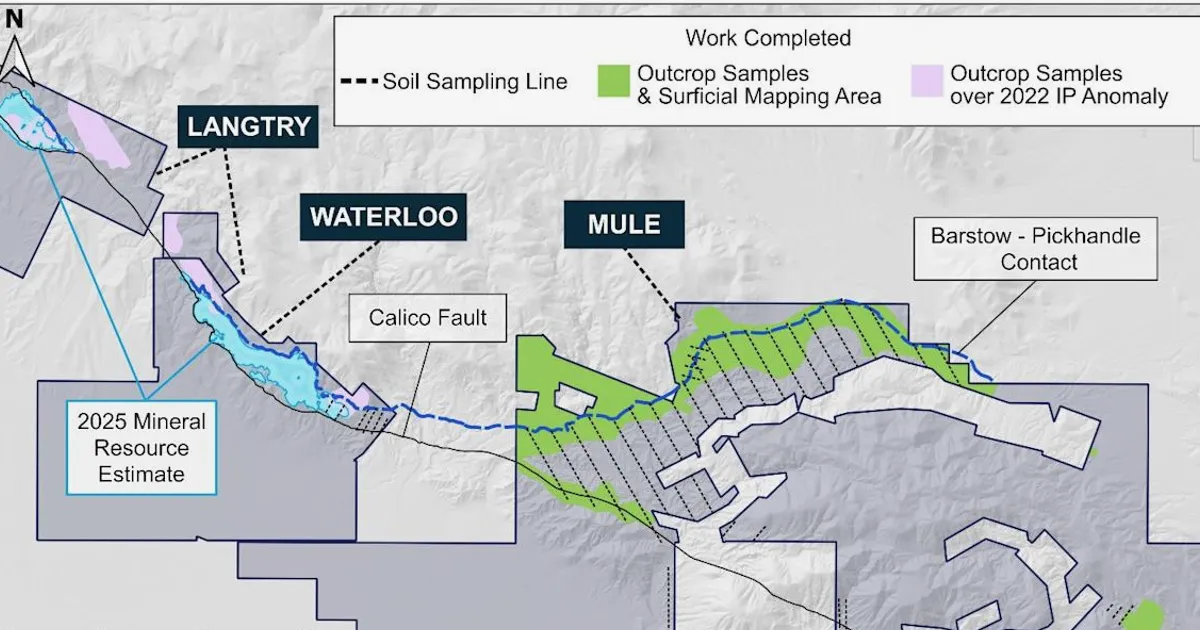Apollo Silver Reports High-Grade Silver, Gold and Barite at Calico