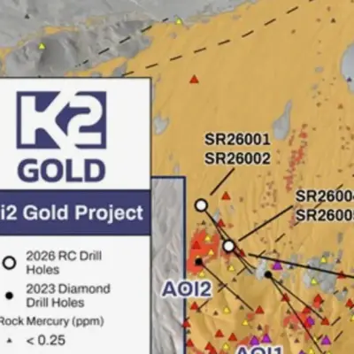 K2 Gold Drills Extensive Mineralization and Quartz Veins at Si2 Project in Nevada