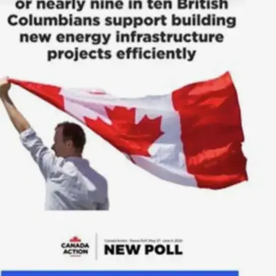 Pesquisa mostra que a maioria dos colombianos britânicos apoia projetos de GNL