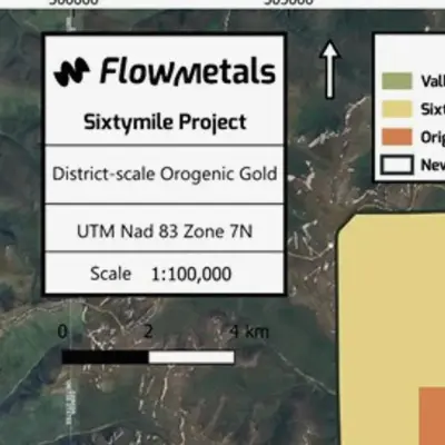 Flow Metals Expands Sixtymile Gold Project in Yukon to 13,800 Hectares