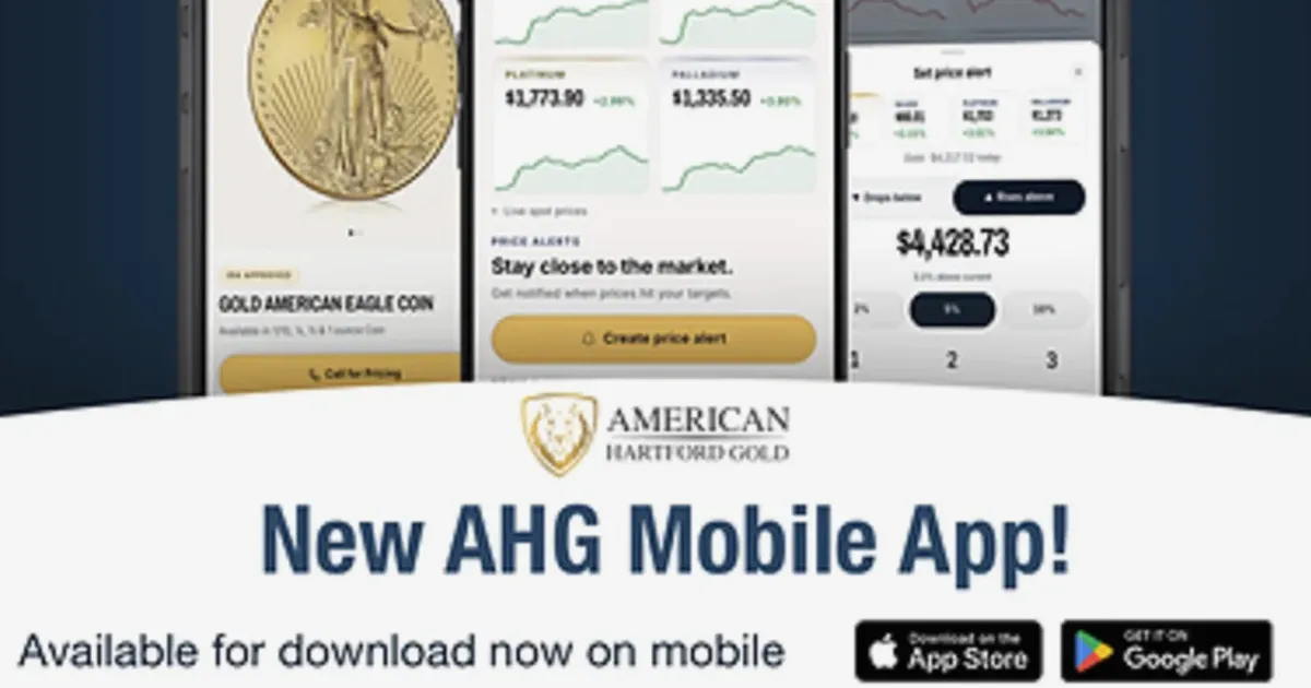 American Hartford Gold lance une nouvelle application mobile pour les métaux précieux