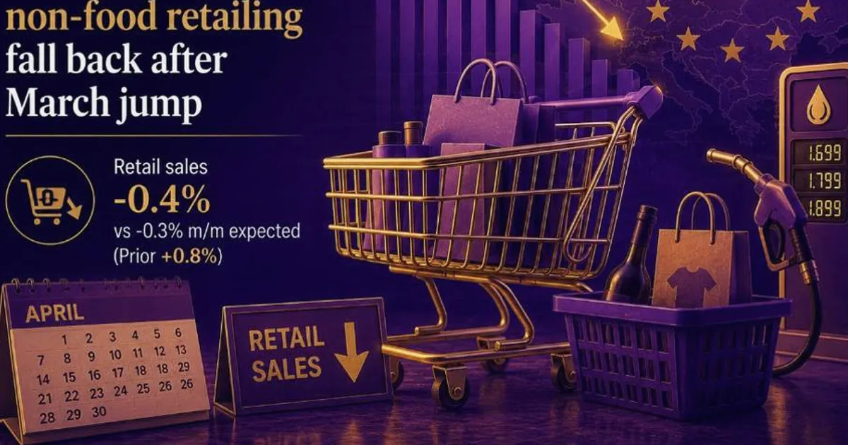 Doanh số bán lẻ khu vực euro giảm trong tháng 4, triển vọng thách thức