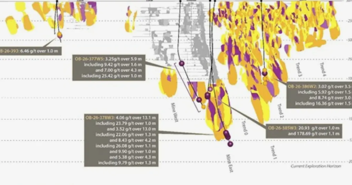 Radisson Extends Gold Mineralization at O'Brien Project with Deep Drill Hits