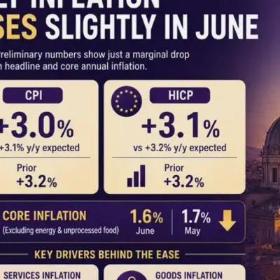 Inflación de Italia baja ligeramente en junio al moderarse precios de servicios
