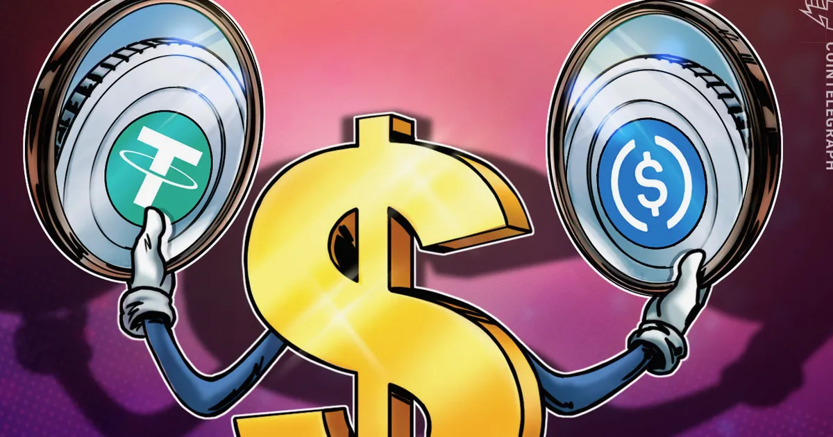 USDT lidera pagos, USDC domina DeFi mientras las stablecoins divergen: Dune