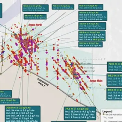 Onyx Gold Extends Argus System with 0.8 g/t Gold over 70 Meters