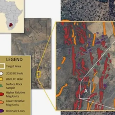 North Arrow Drills 9 m at 1.23 g/t Au, 7 m at 1.99 g/t Au at Kraaipan Project