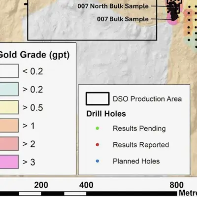 Inventus Descubre Oro de Alta Ley en Proyecto Pardo: 10,5 g/t en 0,5 Metros