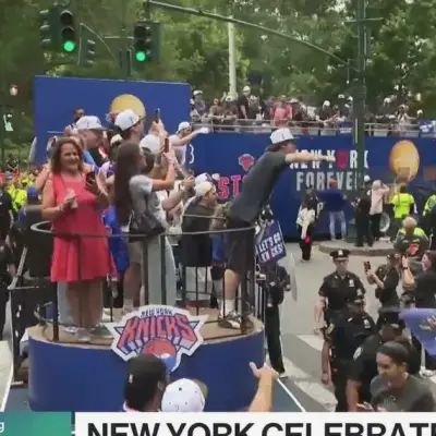 Knicks Championship Parade Draws Millions in NYC Canyon of Heroes