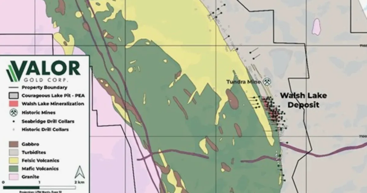 Valor Gold Plans Courageous Lake Exploration, Prepares for 2027 Drilling
