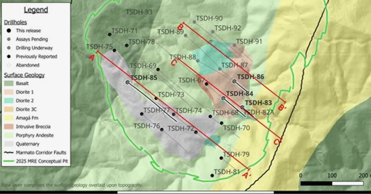 Tiger Gold Hits 98m at 0.9 g/t Au, Including 26.7m at 1.6 g/t at Tesorito