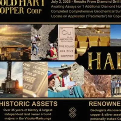 Gold Hart Copper annonce le plus long intervalle de forage à Tolita dans le district de Vicuña au Chili