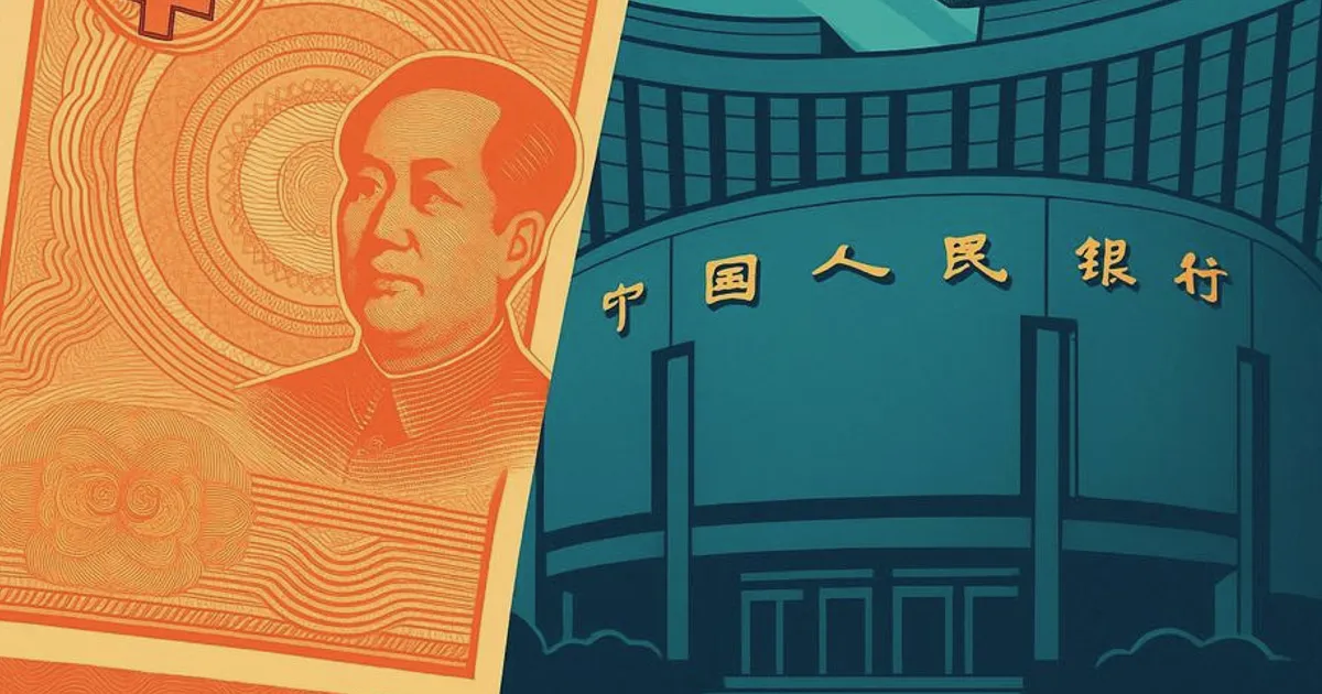 PBOC Sets USD/CNY Mid-Point at 6.8195, Above Estimate of 6.7