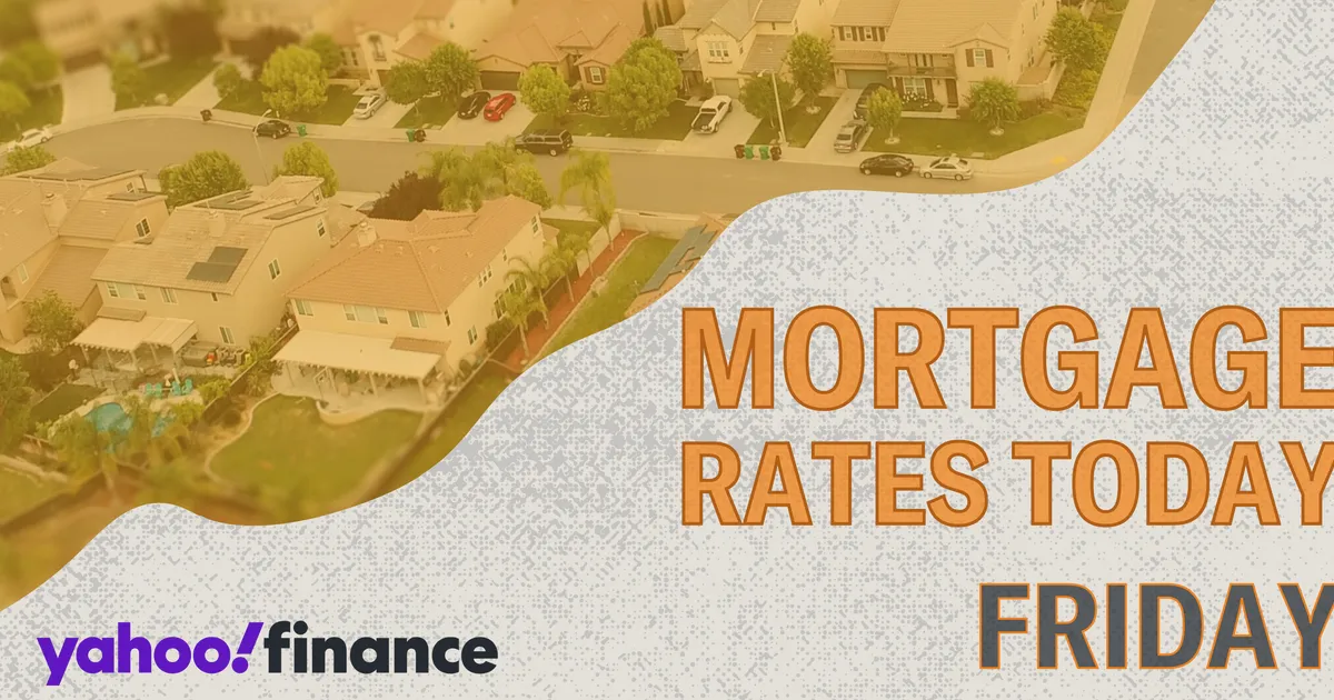 Mortgage Rates Flat Heading Into Weekend, 30-Year at 6.30%