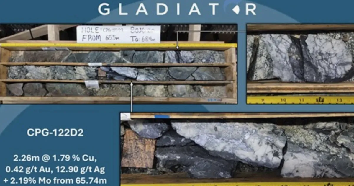 Gladiator Metals hits high-grade copper at Cowley, up to 4.99% Cu over 8.3m