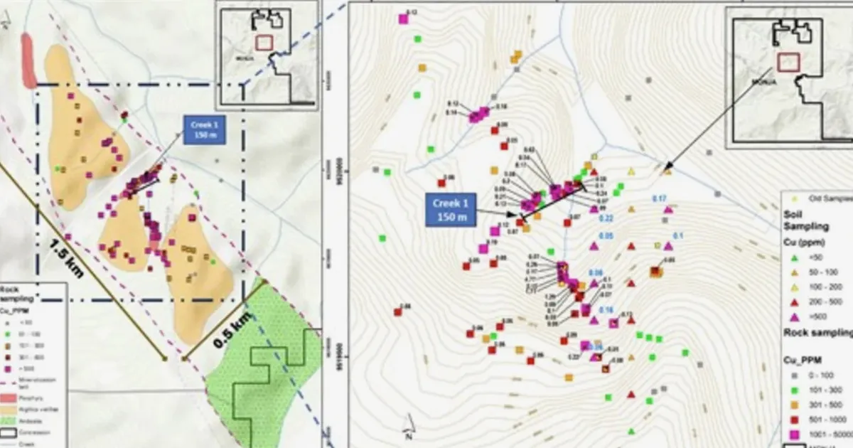 Salazar Resources Hits 1.71% Cu at Monja Project in Ecuador