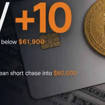 Bitcoin tiến gần 60.000 USD khi mô hình bear flag gây áp lực