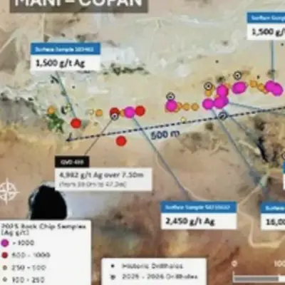 Argenta Silver annonce de l'argent à haute teneur en surface, plus de 20 cibles à El Quevar