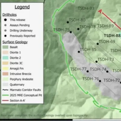Tiger Gold Hits 234.5 m at 1.2 g/t Au and 180.3 m at 1.0 g/t Au at Tesorito