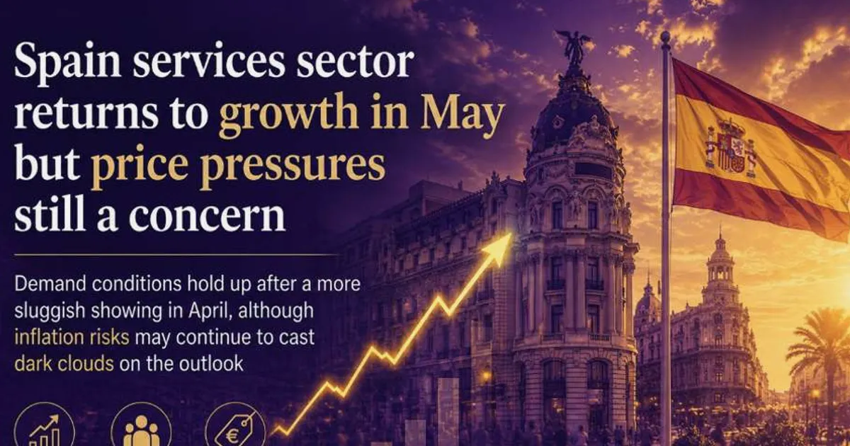 Le secteur des services en Espagne reprend sa croissance en mai mais les pressions sur les prix persistent