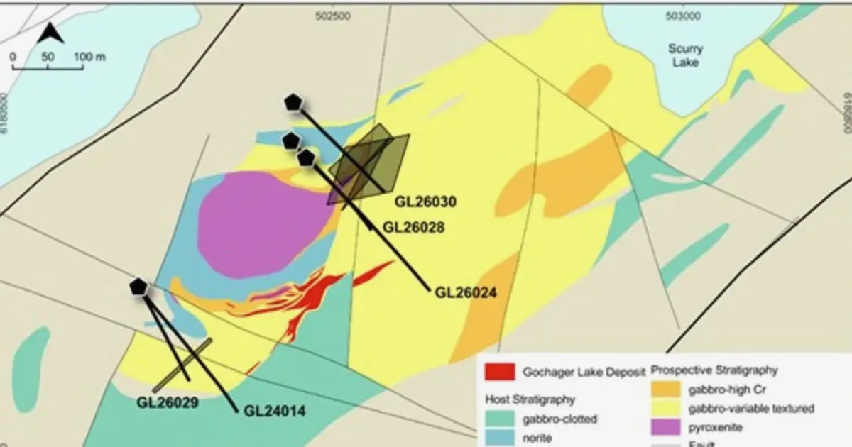 Fathom Nickel descobre novas zonas de mineralização no projeto Gochager Lake