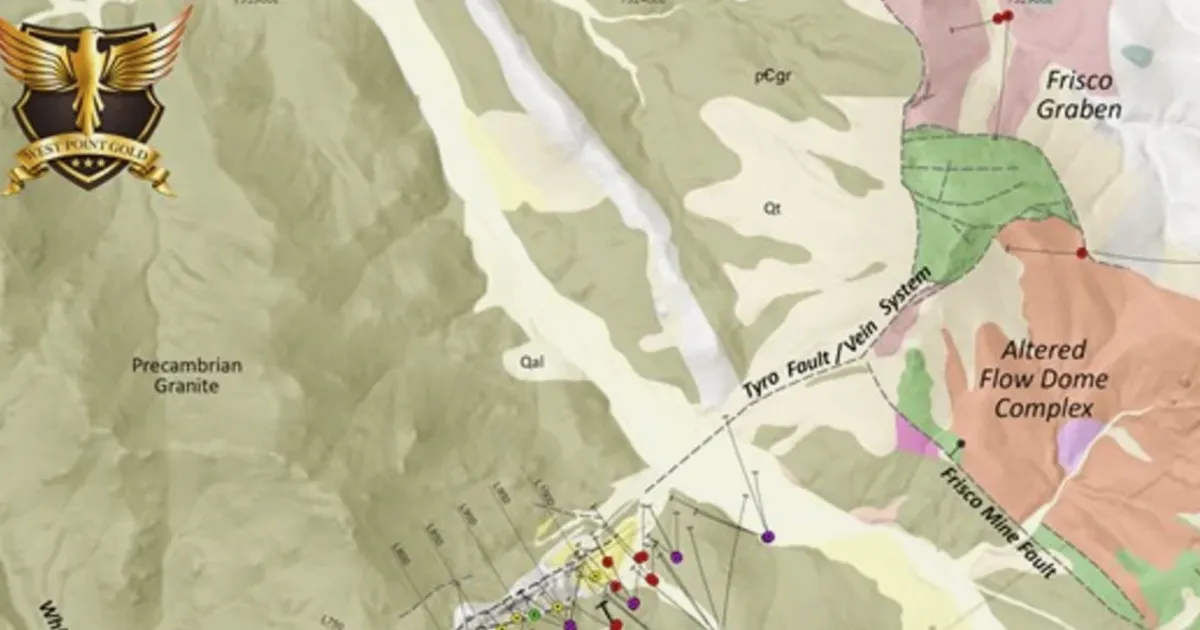 West Point Gold Hits 66.2m of 6.57 g/t Au, Extending NE Tyro Zone to Depth