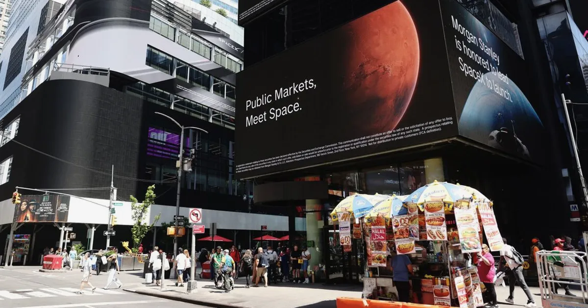El mercado bursátil se aleja de SpaceX para centrarse en el acuerdo con Irán y la Fed
