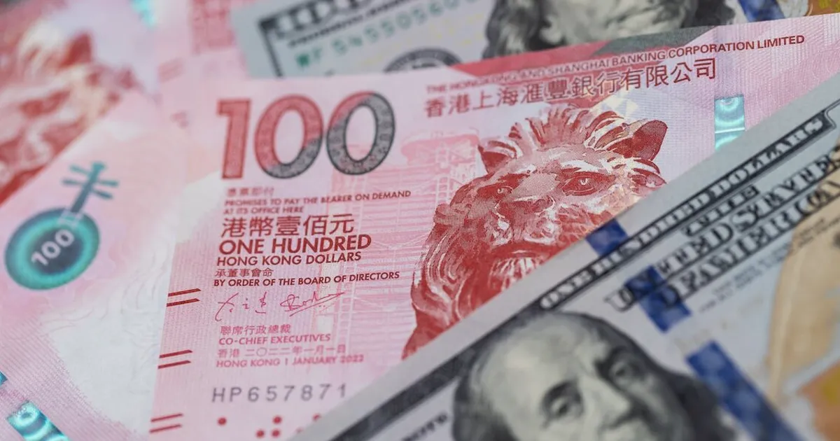 Hong Kong Dollar Hits 10-Month Low as Fed View Buoys Greenback