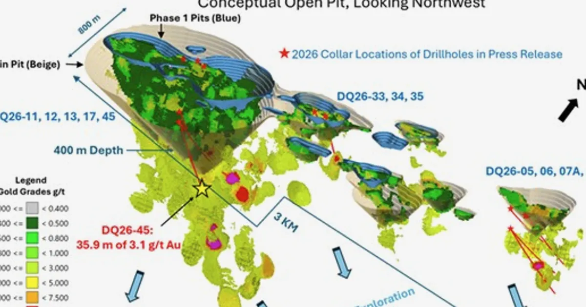 Emperor Metals Reports High-Grade Gold Intercepts at Duquesne West