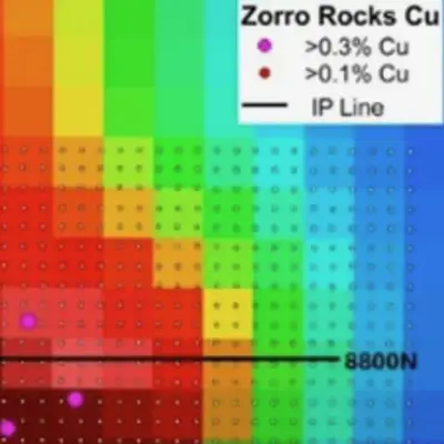 Sable Resources identifie une anomalie de chargeabilité de 2,6 km au projet Zorro
