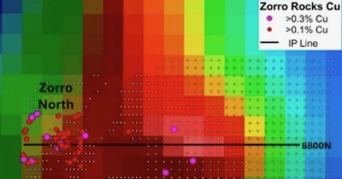 Sable Resources identifie une anomalie de chargeabilité de 2,6 km au projet Zorro